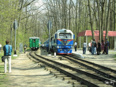 Два состава на ст. Лесопарк