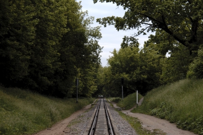 Перегон, вид в чётную сторону