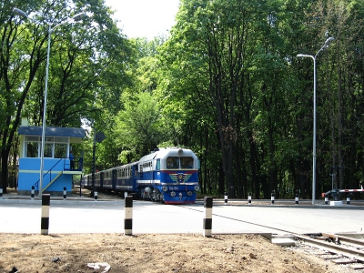 ТУ2-054 с составом 'Украина' на новом перегоне